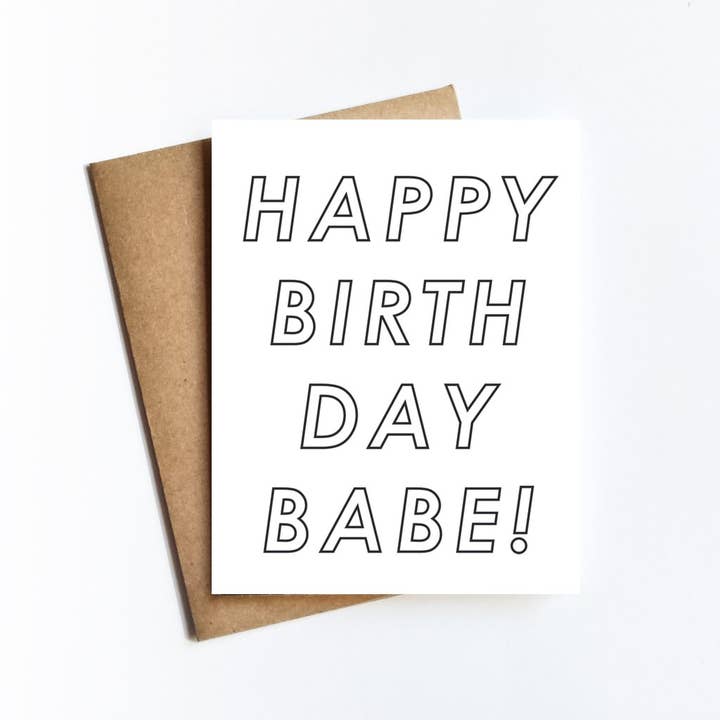 Kate Moore Creative Studio - Venta al por mayor Tarjetas de cumpleaños - Tarjeta de cumpleaños bebé