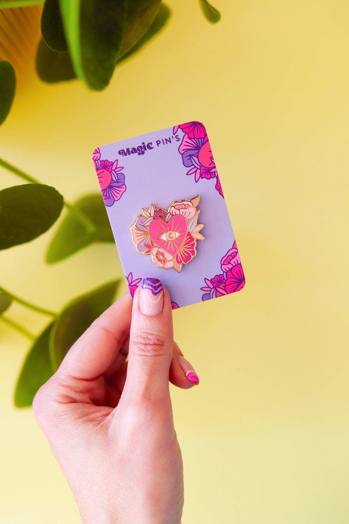 Poulette Magique - Wholesale Lapel Pin/Button - Maternity - Pin's ex-voto flowers1