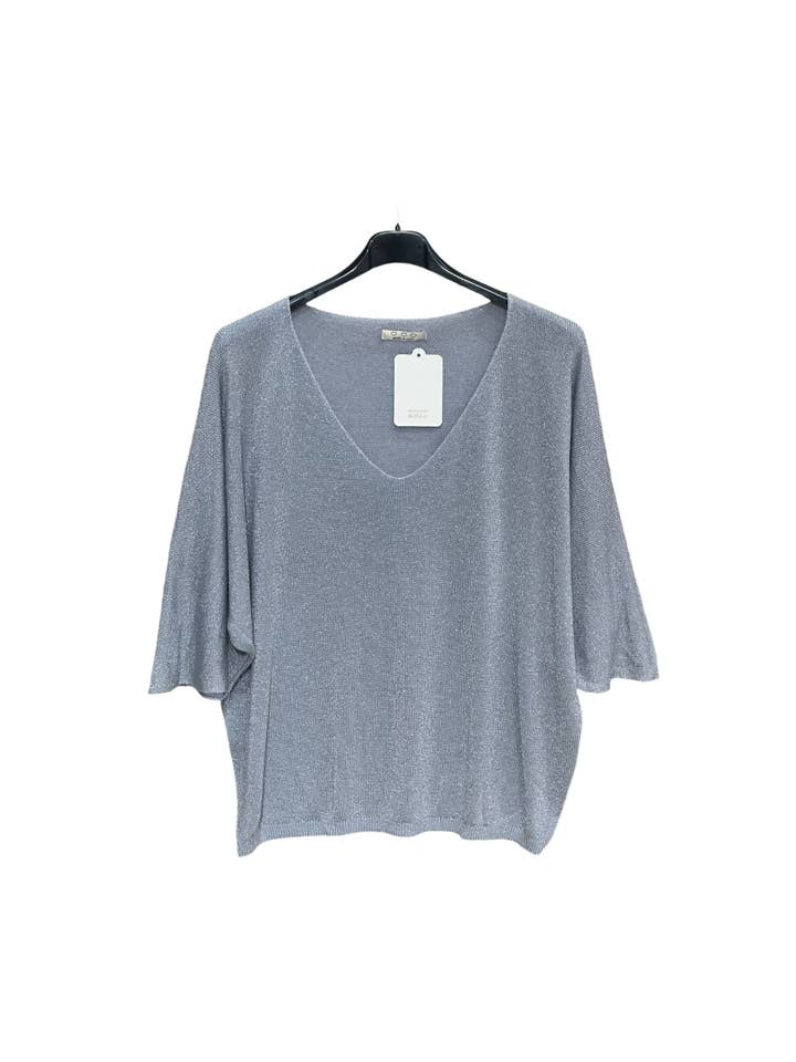 MOONSUN - Wholesale Knit Sweater - Women's - Lurex modal fine sweater #9517