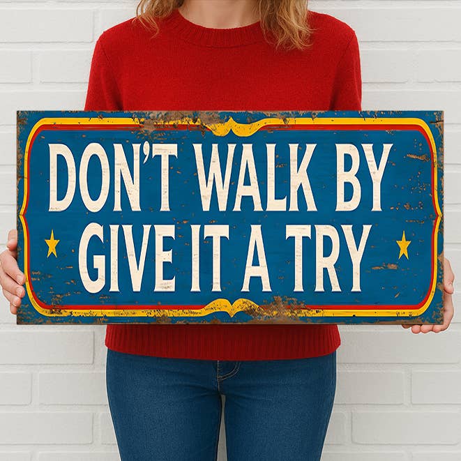 No pases de largo, inténtalo Letrero de metal vintage Circo para venta al por mayor de The British Metal Signs Company