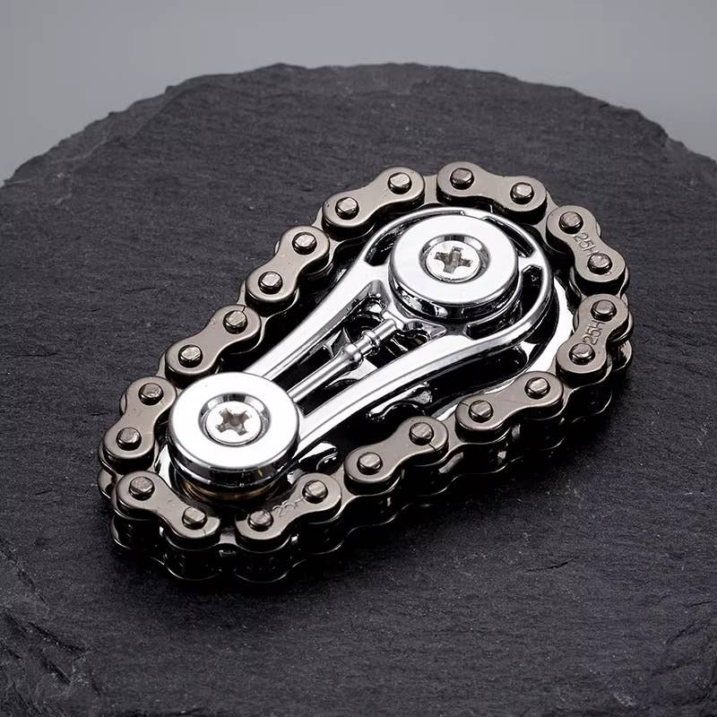 VIGOR - Wholesale Fidget Toy - Kids - Chain Fidget Spinner Metal Toy With Gear Chain Teeth Fly9