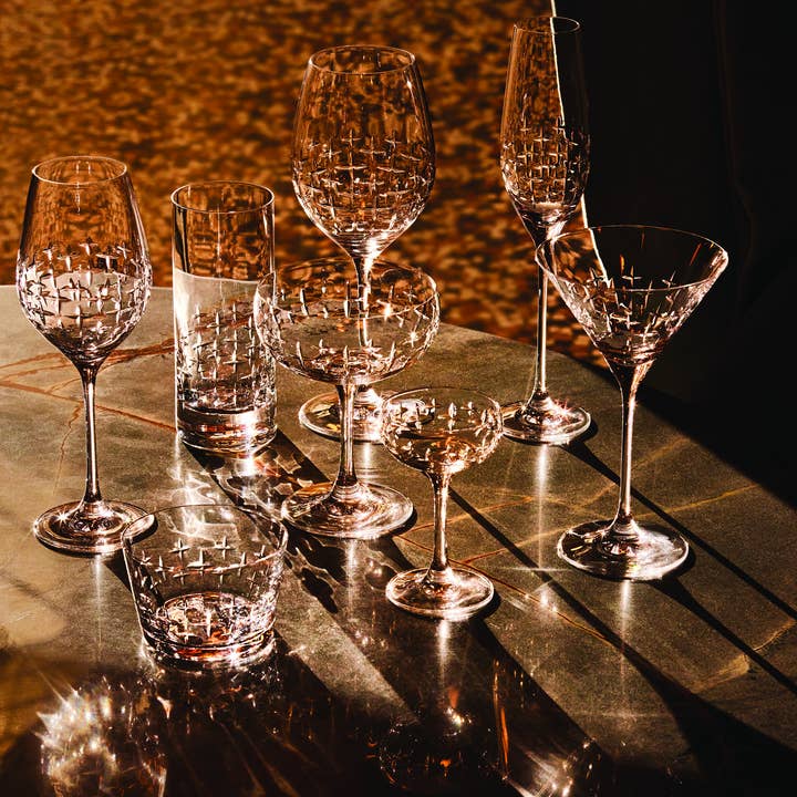 Degrenne Paris - Wholesale Cocktail/Liquor Glass - NEWPORT TWIST - GIFT BOX OF 4 MARTINI GLASSES3