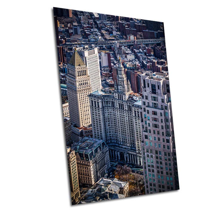 Manhattan Municipal Building Print | Urban Skyline for wholesale by Clifton Haley Photography