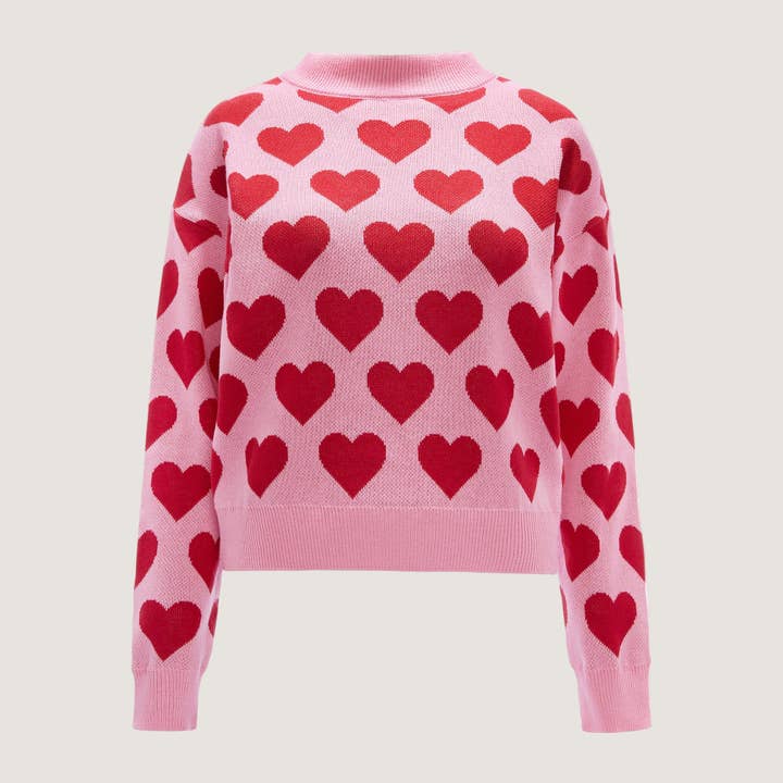 Hearts matchy-matchy Sweater for Human for wholesale by Woofchild
