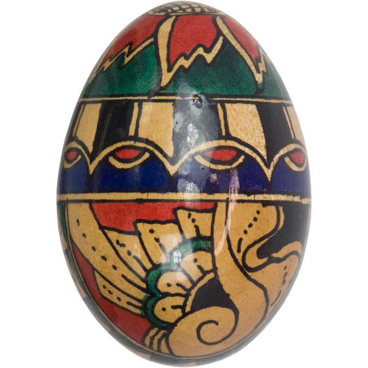 Wood Egg Shaker Art Deco (Each) for wholesale by Kheops International