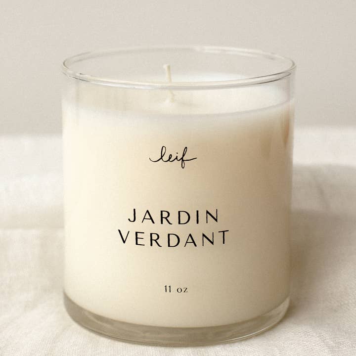 LEIF - Wholesale Jar/Filled Candle - Sensory Series Candle | Jardin Verdant
