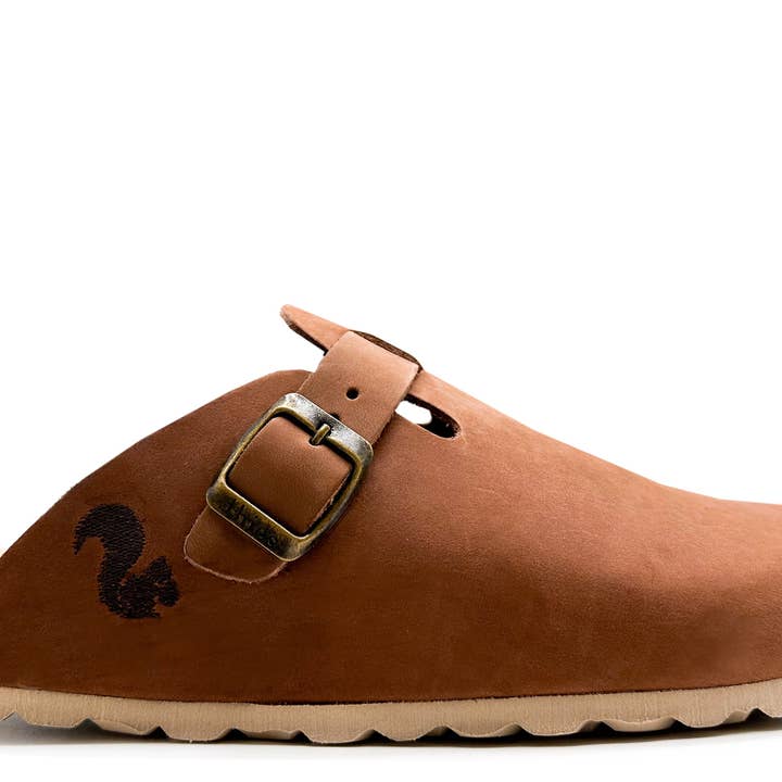 thies 1856 ® Eco Leder Clog shitake braun für den Großhandel von thies