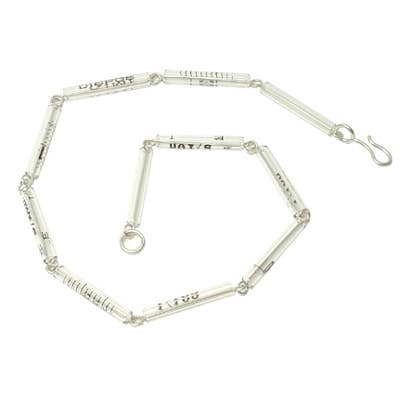 Amy Pfaffman Jewelry - Wholesale Pendant/Charm Necklace - Glass pipette link necklace1