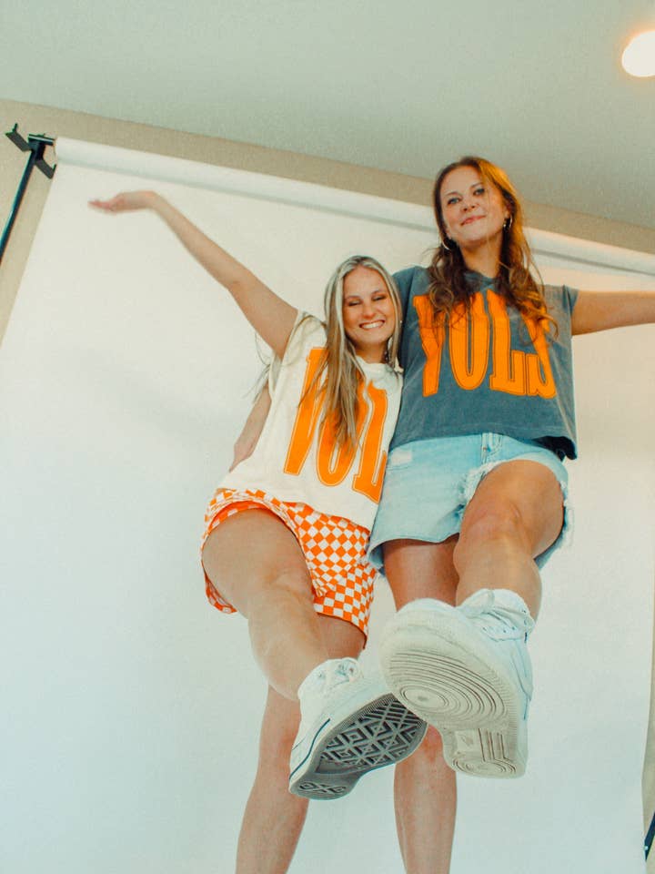 Débardeur Muscle Vintage Écourté des VOLS du Tennessee des années 90 pour la vente par The Clandestine Underground