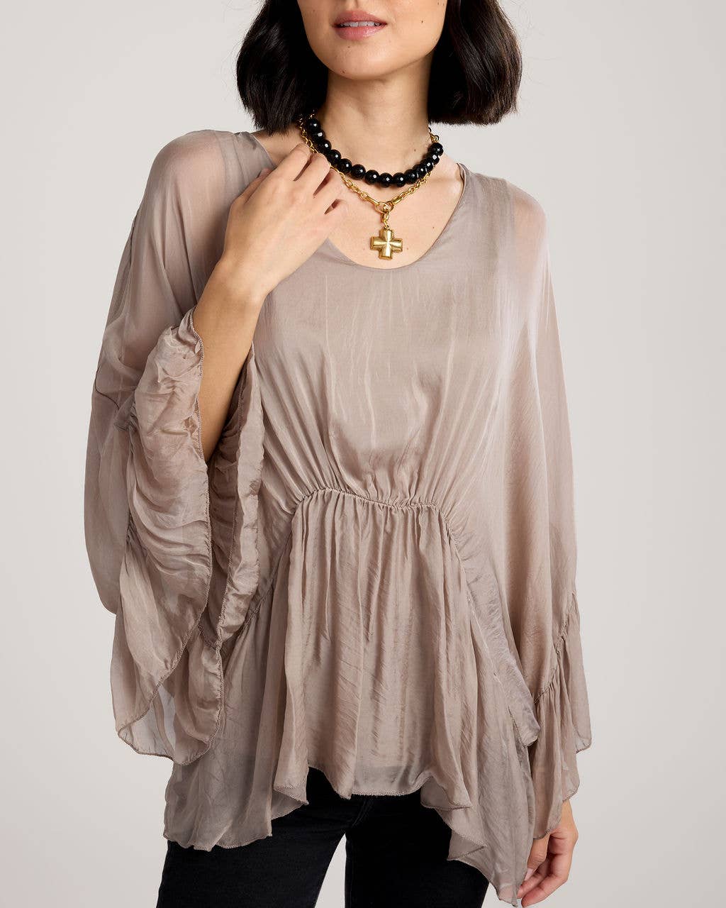 CobbleStone Living - Vendita all'ingrosso Camicetta - Donna - Top in Seta Valeria1