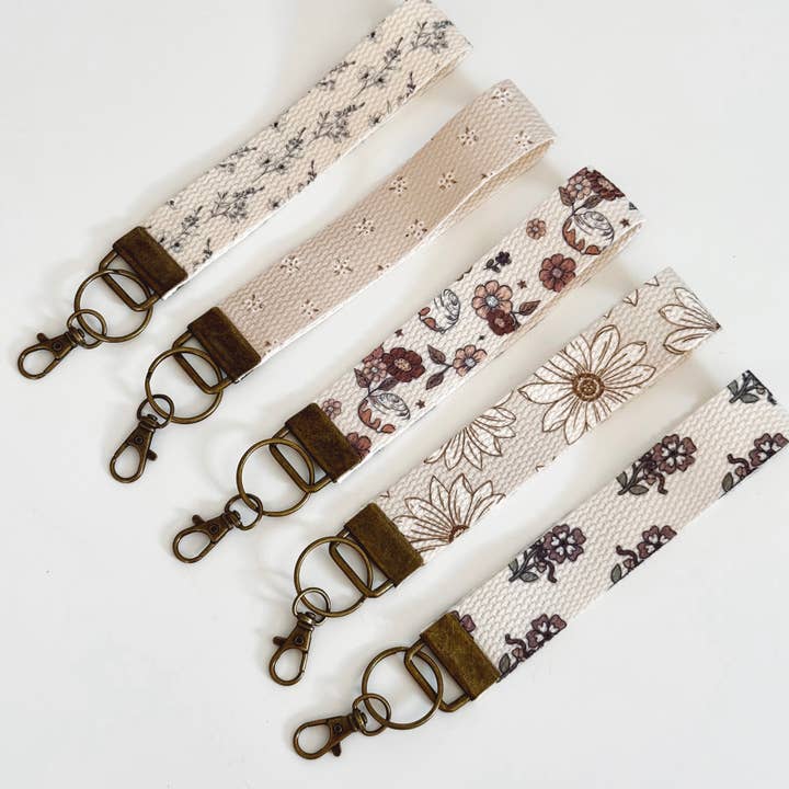 the cute cloud - Wholesale Lanyard - Women's - Wrist Lanyard / Keychain 72 Patterns | Handmade Thick Canvas1