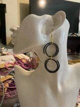 Medium Circle Circle Hoop Earrings for wholesale by Angela Catirina Jones