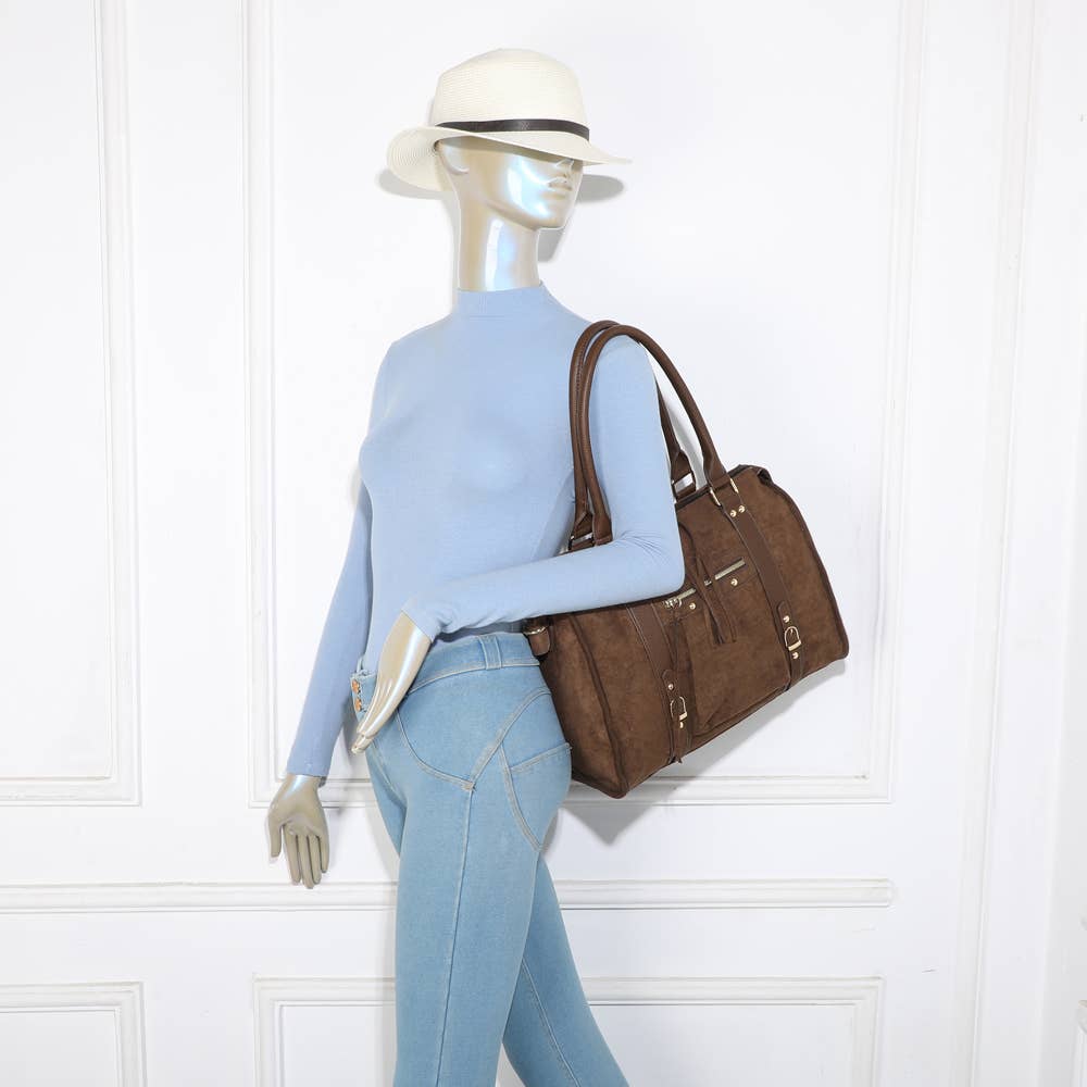 Gallantry – wholesale Top handle bag – women's – Skyla Suedine Large(R-1979-5A)9