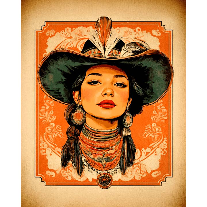 Vaquera - Southwestern Home Decor Wall Art Prints – 8″x10″ Artwork for 11″x14″ Frame and other Purchase Wholesale chaqueta vaquera. Free Returns & Net 60 Terms on Faire trending on Faire.