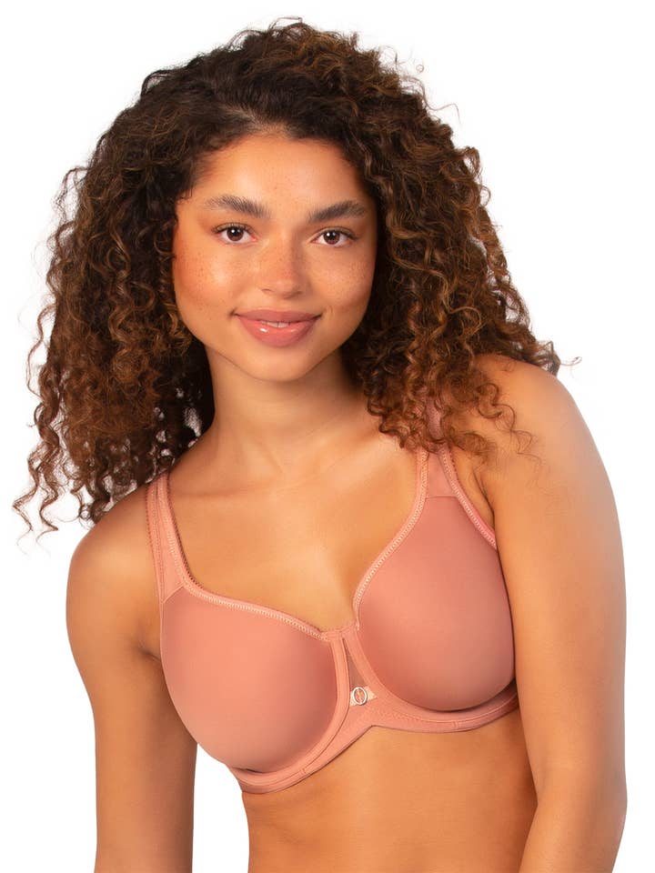Celestial Seamless T-shirt Full Coverage Bra - Rose Petal for wholesale by Felina