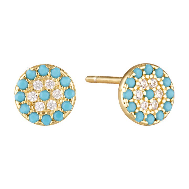 BOWERBIRD JEWELS - Wholesale Stud/post earrings - Evil Eye Stud Earrings