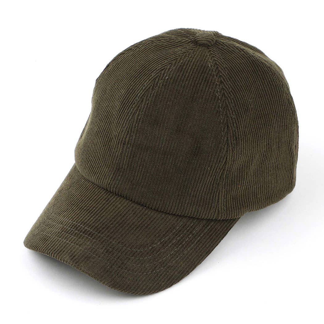 Fashion City - Wholesale Ponytail Cap - Women's - Corduroy Criss-Cross Pony Cap4