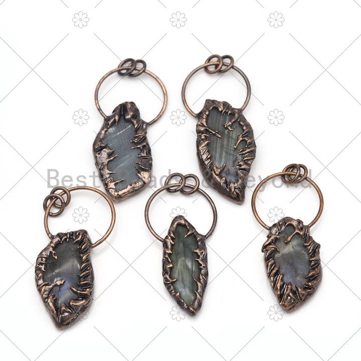 New!!! Natural Labradorite Pendant, Sku#YT12 for wholesale by BestBeads&Beyond