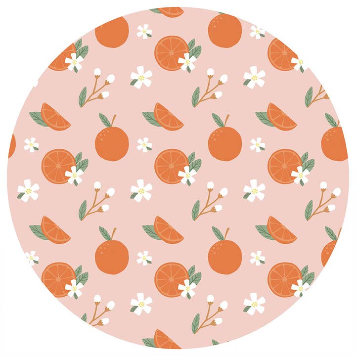 Emerson and Friends - Wholesale Sleepwear Set - Kids - Freshly Squeezed Oranges Bamboo Toddler Pajamas Sleepwear Set