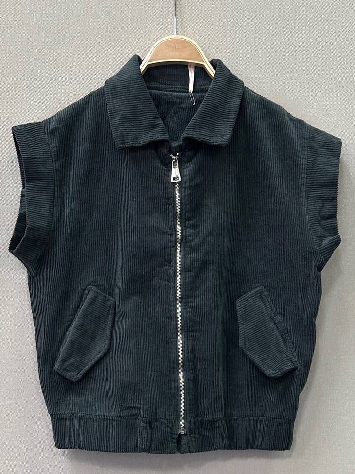 SWEET MAGIC MODA Y COMPLEMENTOS - Wholesale Outerwear Vest - Women's - CORDUROY VEST6