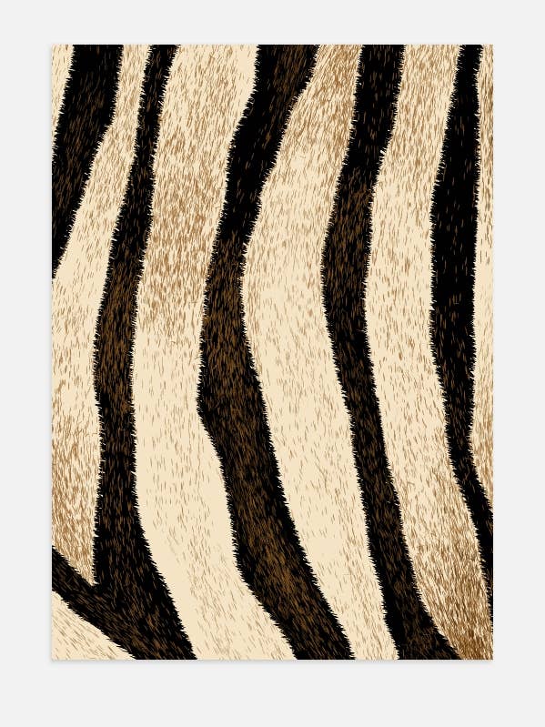 Zebra poster for wholesale by Ouéso