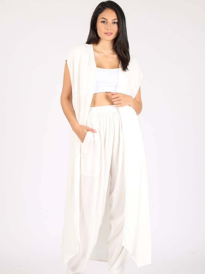 Sahara Sleeveless Vest for wholesale by Kin Amora