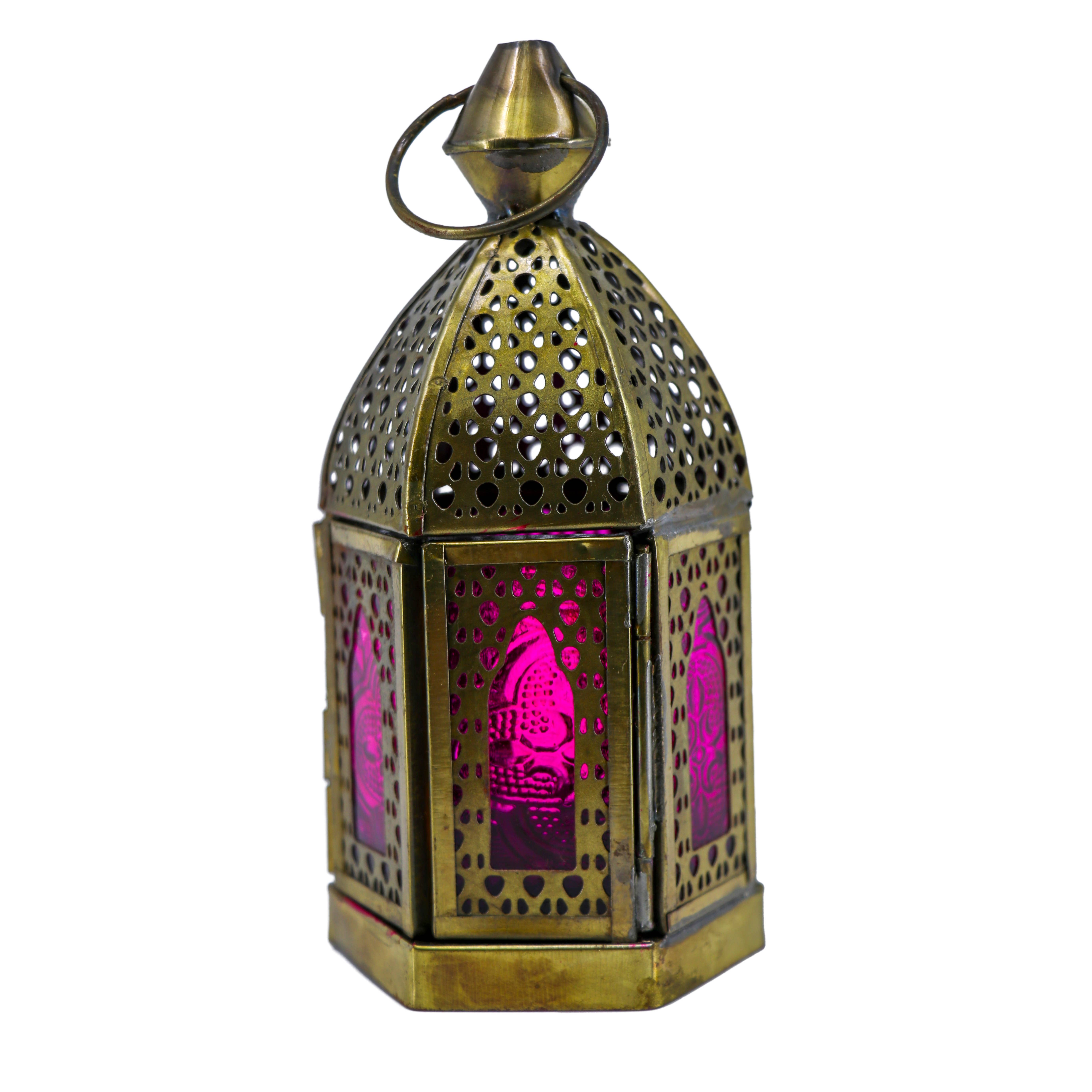 Western Fashion – Engroshandel Lanterne – Lanterne Jern & Glas, 6" (Højde 7", bredde 3", længde 3")1