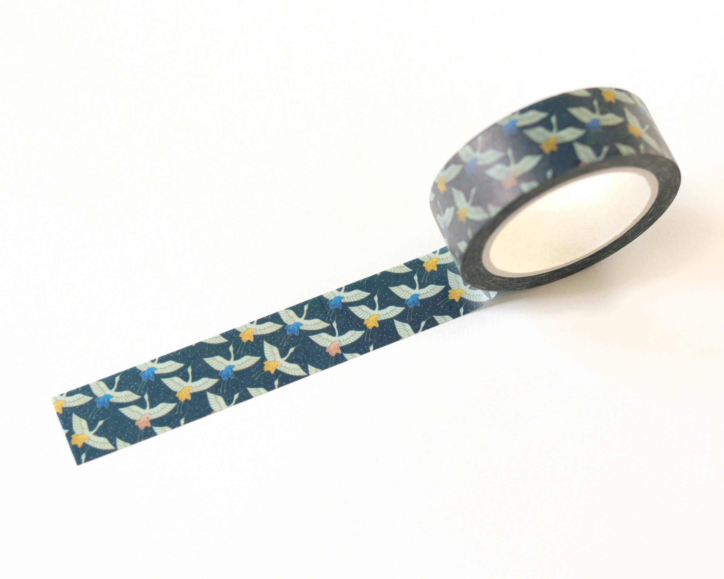 RippleSplash Studio - Wholesale Washi Tape - Elegant Crane Washi Tape - 15mm x 10m5