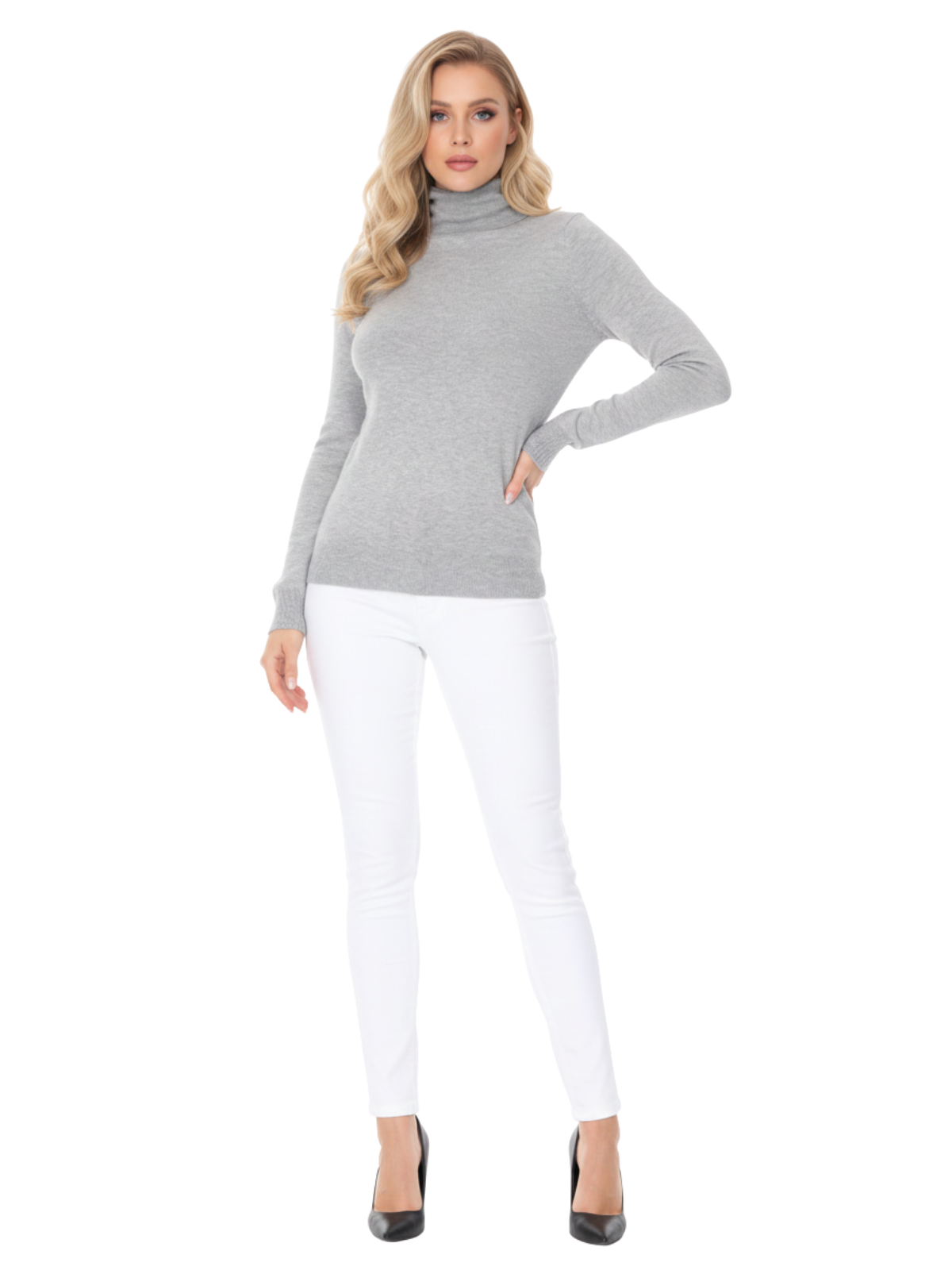 Mak – wholesale Pullovertröja - Dam – Kvinnors långärmad turtleneck pullover tröja MK33492