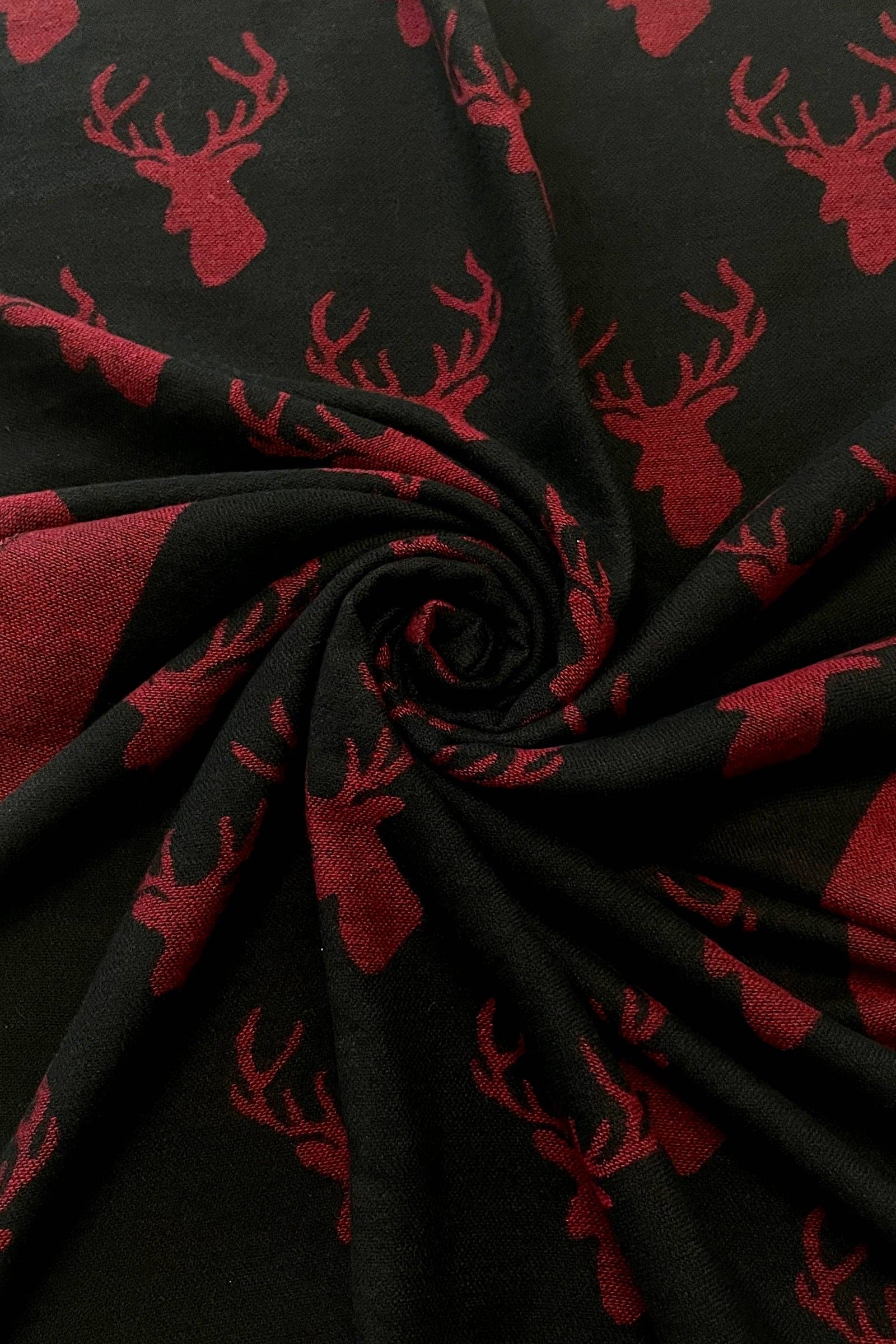 Fashion Scarf World - Vente Écharpe – femme - Écharpe en laine imprimé cerf7