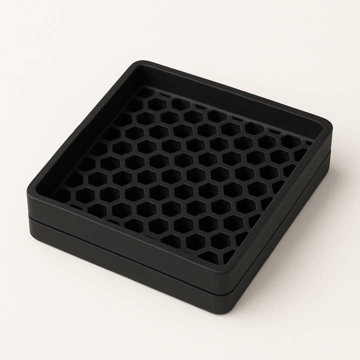 Hexa Soap Tray - Wholesale Case (20 Units) for wholesale by Polyvetica