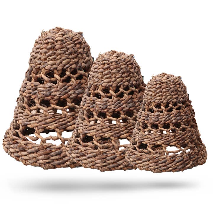 Abajures de Folha de Bananeira Natural - Conjunto de 3 por atacado de AWGifts Europe