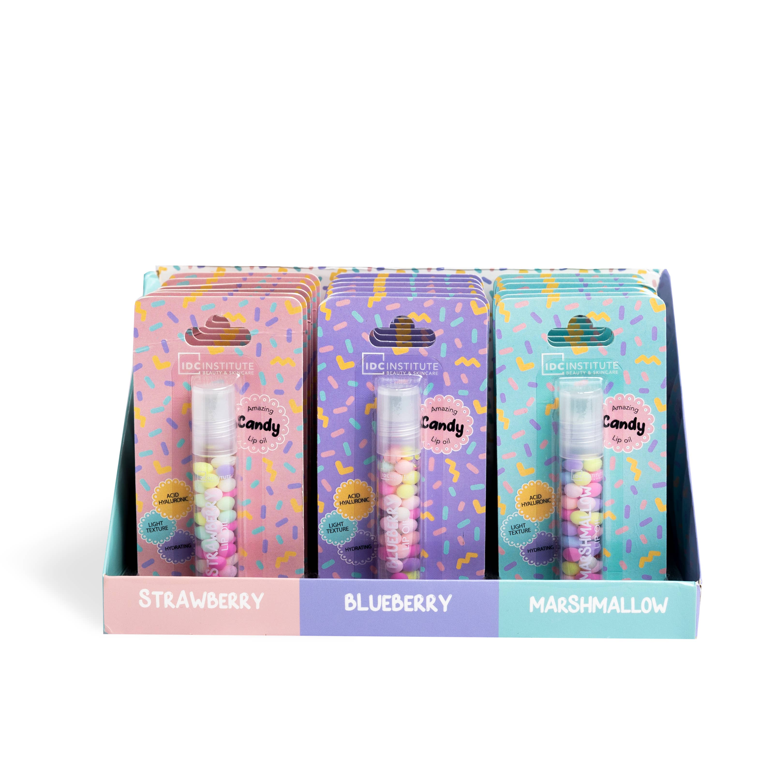 Aquarius Cosmetic SLU - Wholesale Lip Plumper - IDC INSTITUTE CANDY LIP OIL ASSORTED2