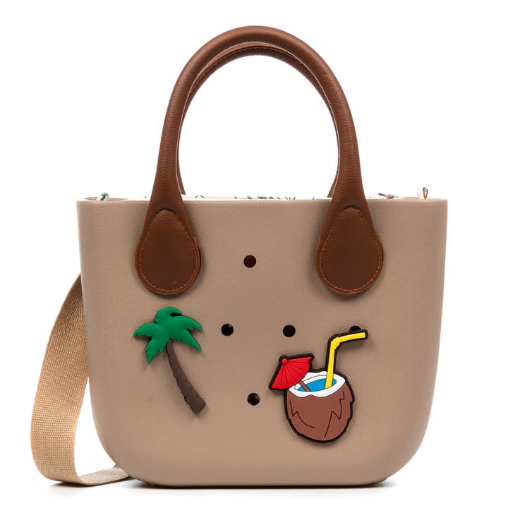 Villaperuccio bolsa de ombro EVA, charms personalizáveis. por atacado de FIRENZE ARTEGIANI