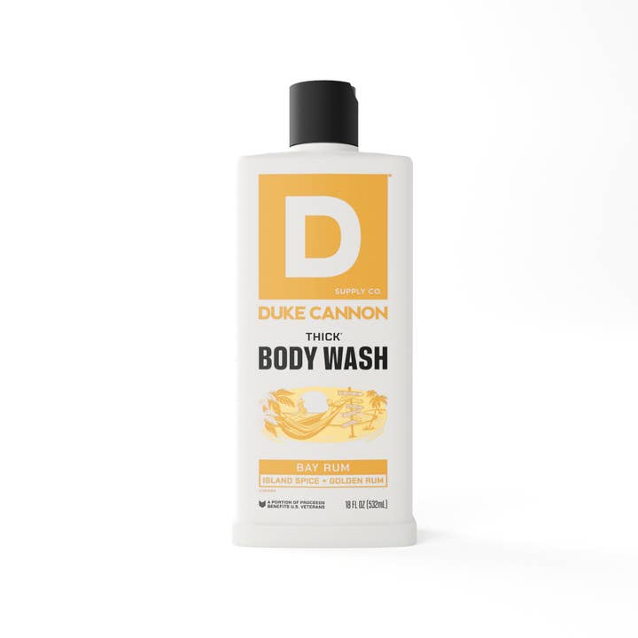 Duke Cannon - Wholesale Body Wash/Shower Gel - Men's - THICK Body Wash Bay Rum 18oz