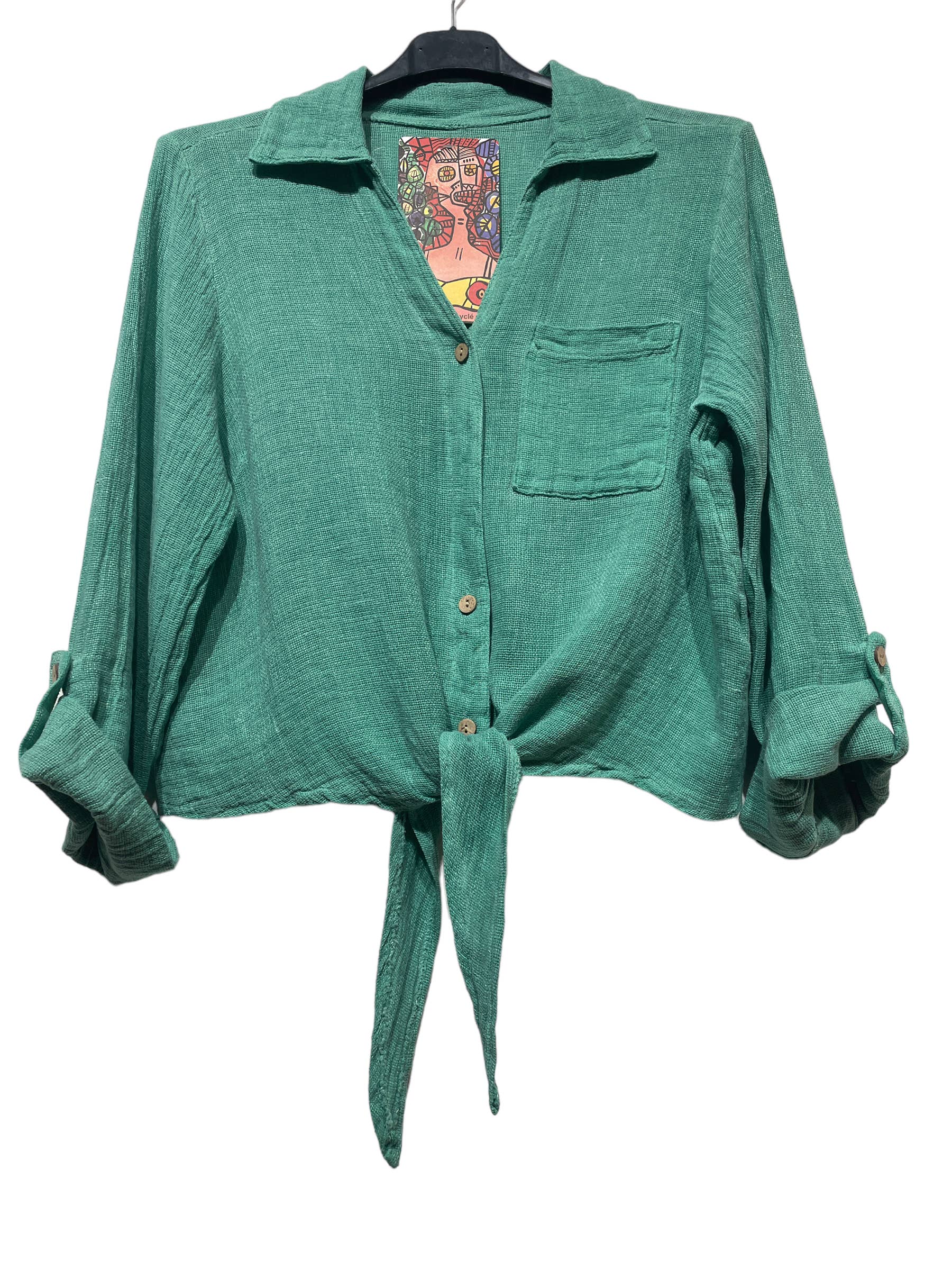 LINEN & COTTON HOUSE – Großhandel Bluse – Damen – Leinenweste 3025 MY VEST21