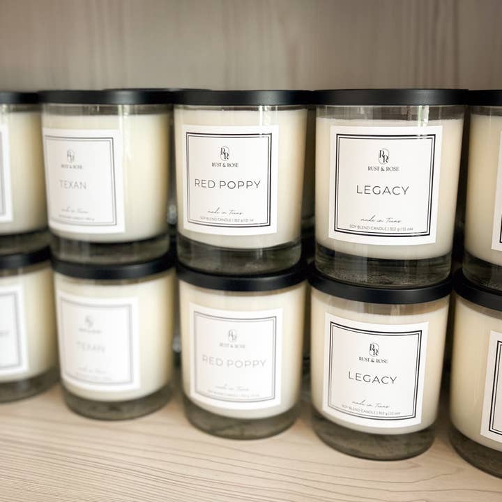 Rust & Rose | Luxury Non-Toxic Candles - Wholesale Jar/Filled Candle - Hill Country Soy Blend Candle, Texas Gifts, New Home Gifts2