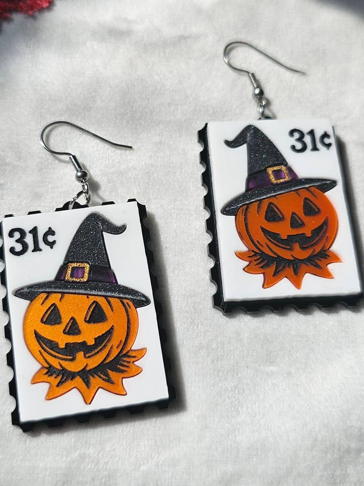 Vintage Pumpkin Stamp for wholesale by Fallen Pine Studio