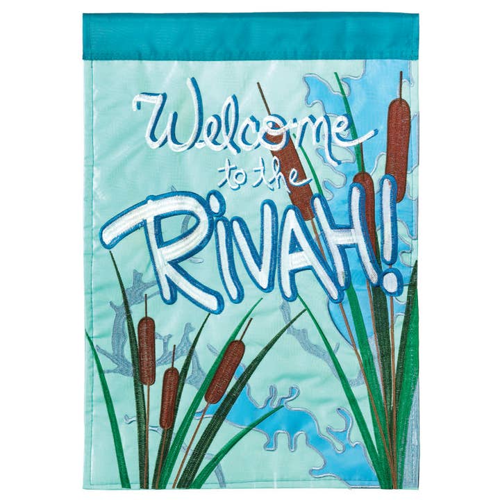 FLG DAPP WELCOME TO THE RIVAH POLY GRDN for wholesale by Magnolia