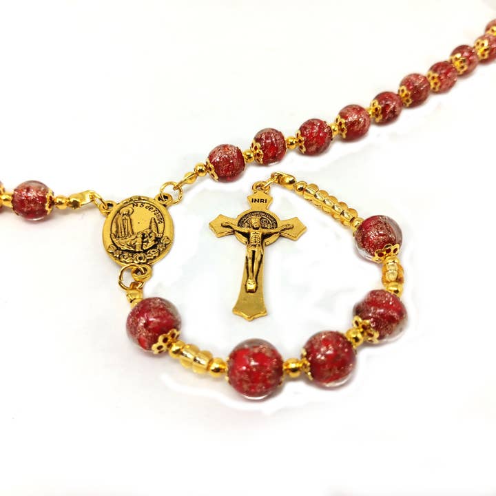 ALBATROS S.R.L. - Wholesale Beaded/Pearl Necklace - MURANO glass bead ROSARY fashion gift idea elegant jewelry12