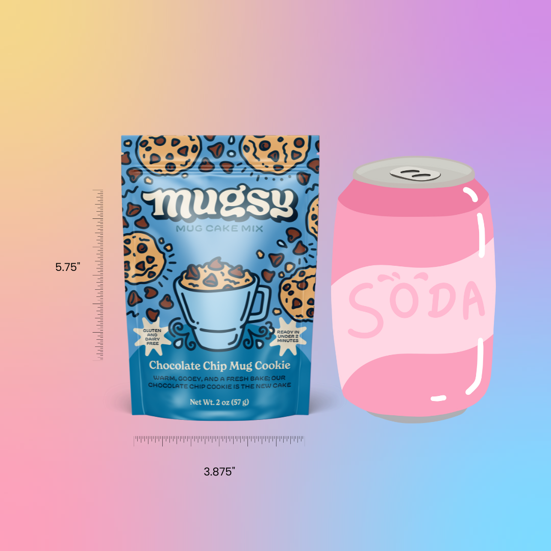 Mugsy Bakes - Wholesale Cookie Mix - Chocolate Chip Mug Cookie Mix (24 count)4