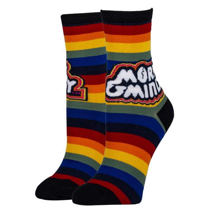 Mork and Mindy | Lustige Baumwollsocken mit Rundhalsausschnitt für Damen für den Großhandel von Oooh Yeah/Sock It Up/Oooh Geez Slippers
