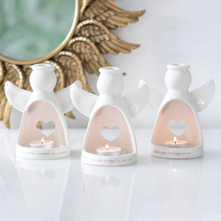 Something Different Wholesale - Wholesale Candle Holder - Guardian Angel Tealight Candle Holder