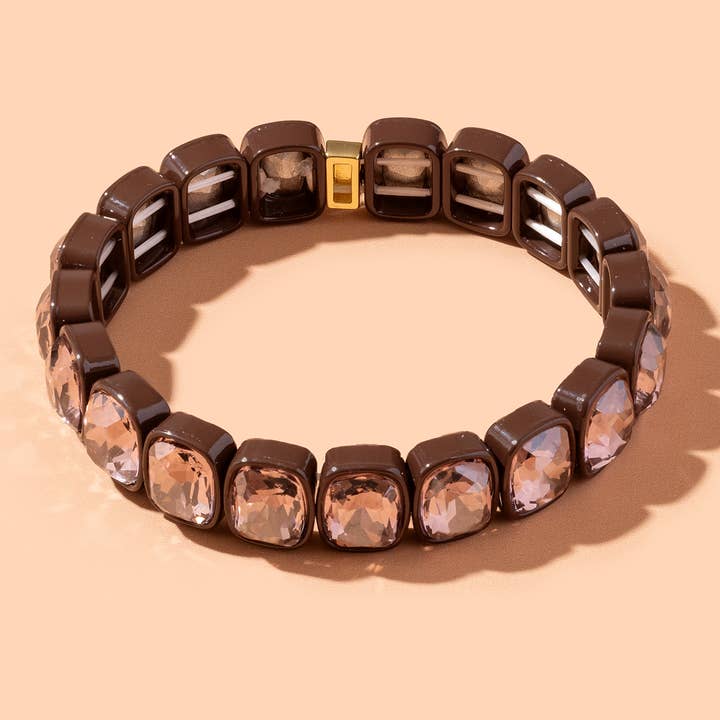 Taylor Elliott Designs - Wholesale Jewellery set - Enamel Stretch Bracelet - Asst Styles - Fall / Autumn Colors4