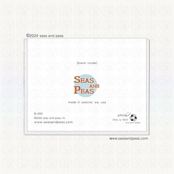 Seas and Peas, LLC - Wholesale Birthday Card - Haffy Birfday Gopher Birthday Card1