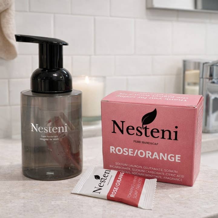 Dispensador de sabão + Recarregar pastilhas de sabão por atacado de Nesteni