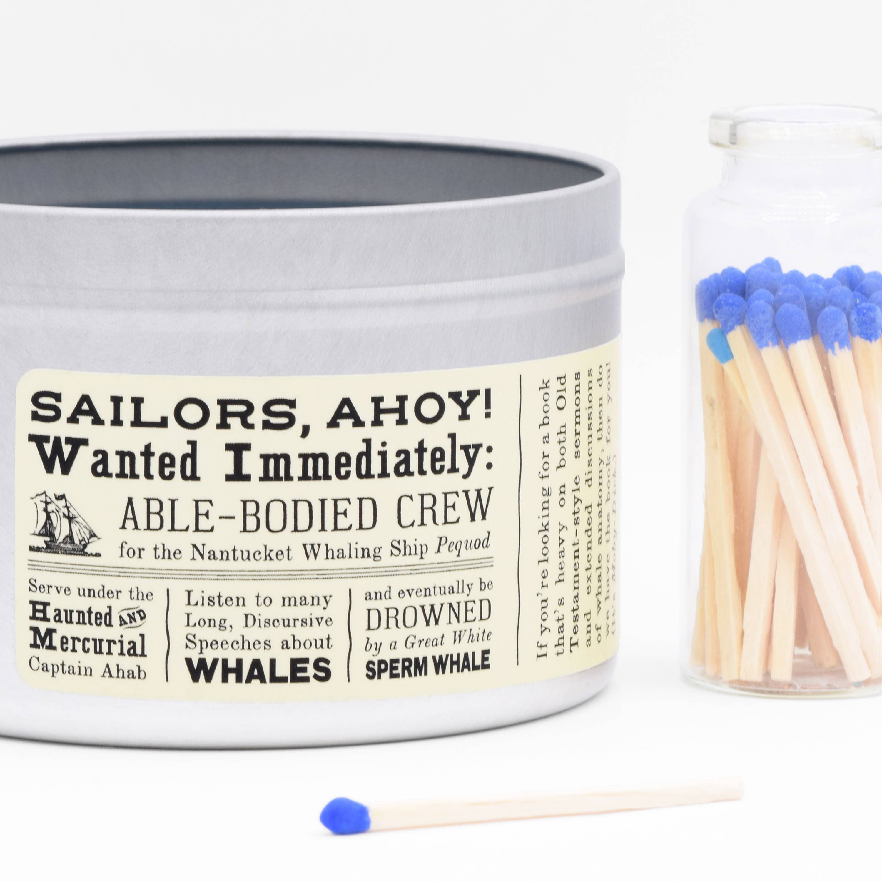 JD and Kate Industries – wholesale Prydnadsljus – Moby Dick Doftljus2