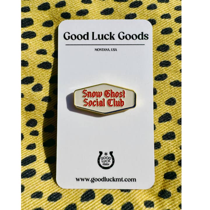 Snow Ghost Social Club for wholesale by Tessa Heck Studio