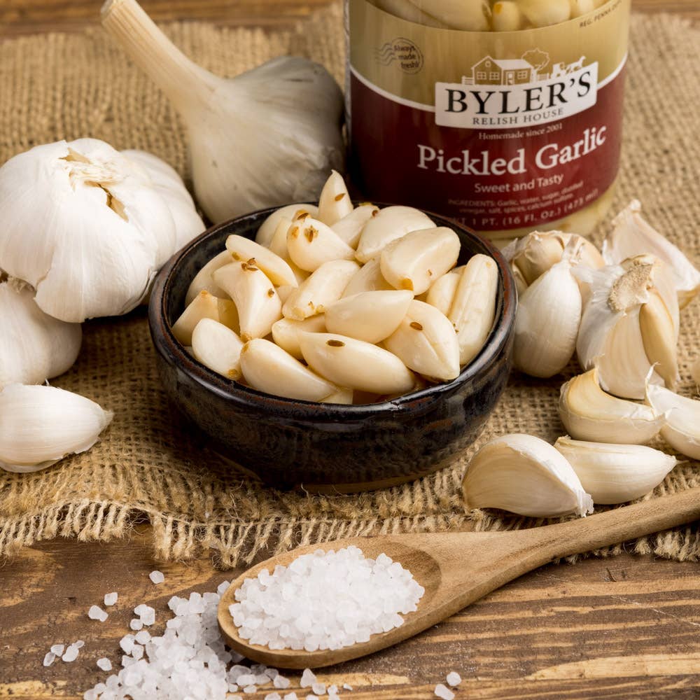 Byler Canning Co. – Engroshandel Syltede grøntsager – Bylers syltede hvidløg2