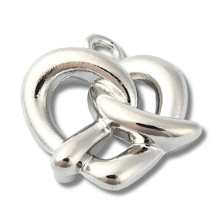 Ciondolo in Argento a Forma di Pretzel per la vendita all'ingrosso da parte di Love, Paige Designs
